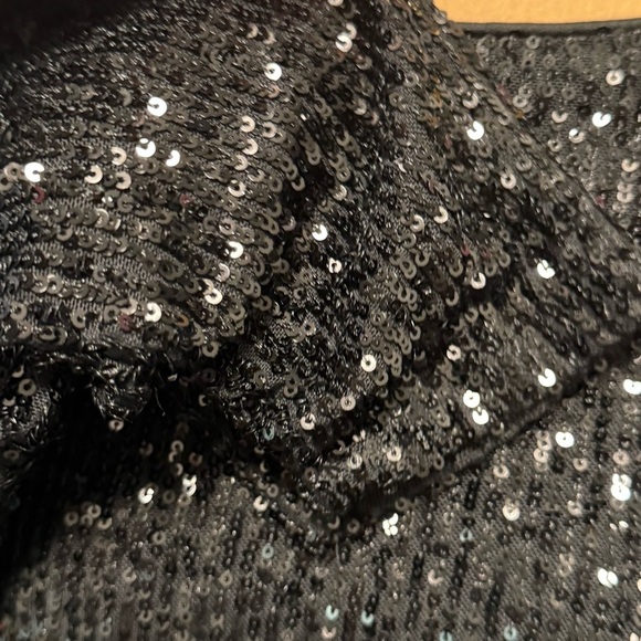 Love M Black Sequin Dress L - Picture 8 of 11